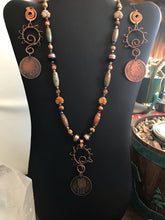 Load image into Gallery viewer, The Majesty of Trees Necklace and Earrings Set