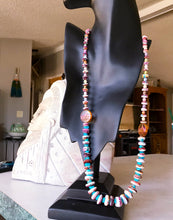Load image into Gallery viewer, Turquoise and Spiny Oyster Shell Necklace