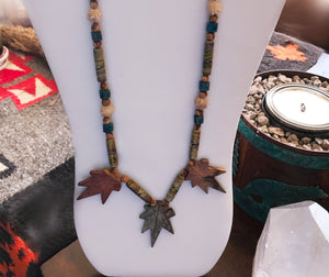 Fall Leaves Necklace