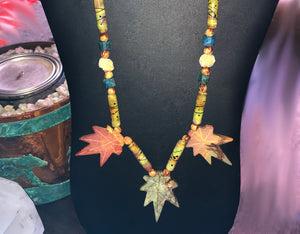 Fall Leaves Necklace