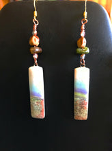 Load image into Gallery viewer, Arizona Desert Landscape Necklace and Earrings