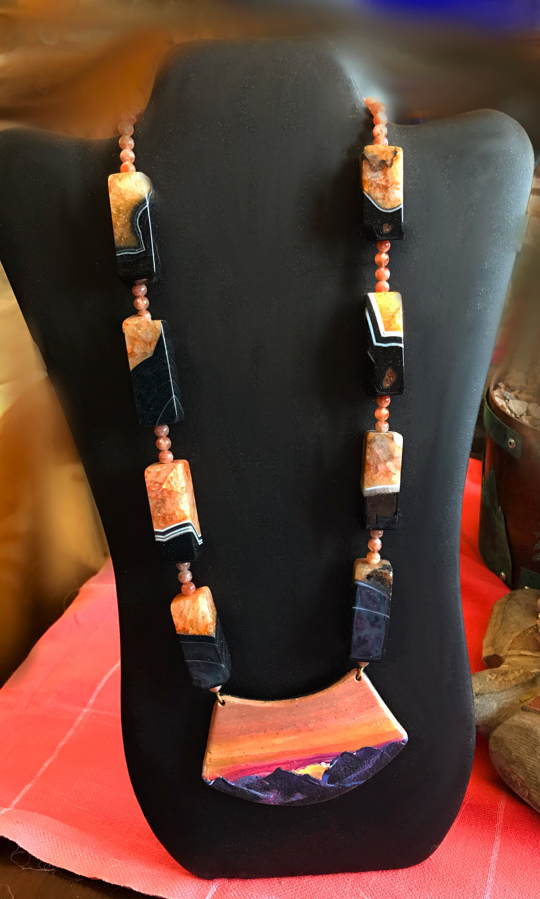 Sunset Fire Necklace
