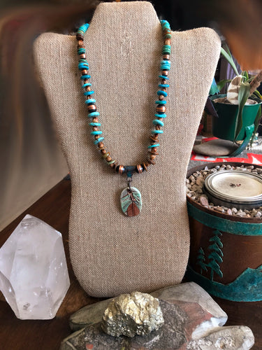 Earthy Leaf Necklace
