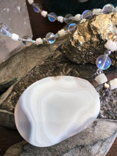 Load image into Gallery viewer, Ghost Agate Necklace and Earrings