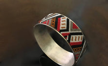 Load image into Gallery viewer, Tribal Beaded Bangle Bracelet