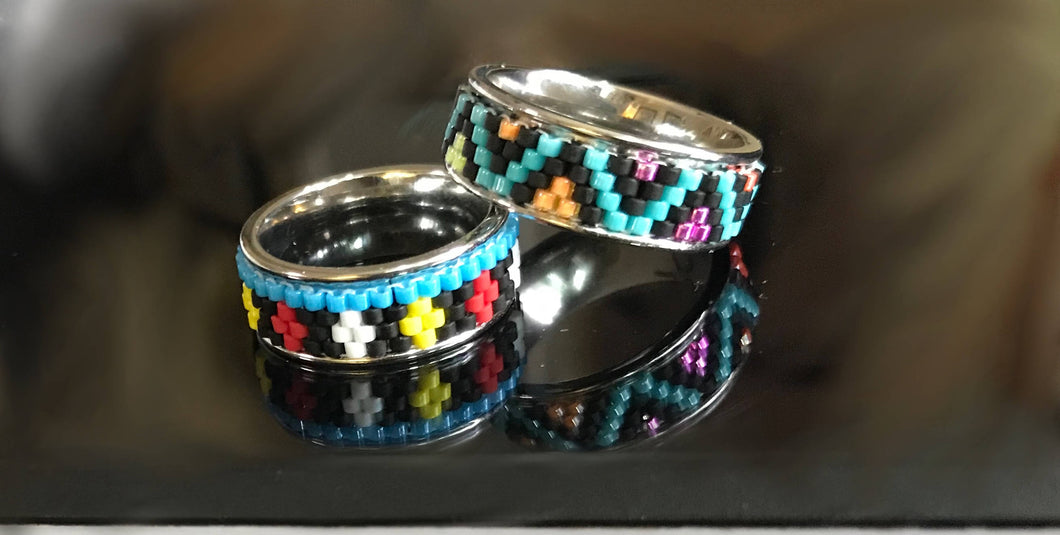 Delica Beaded Rings- made to order