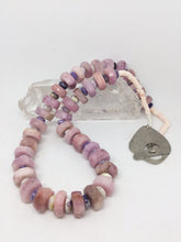 Load image into Gallery viewer, Chunky Kunzite and Charoite Necklace